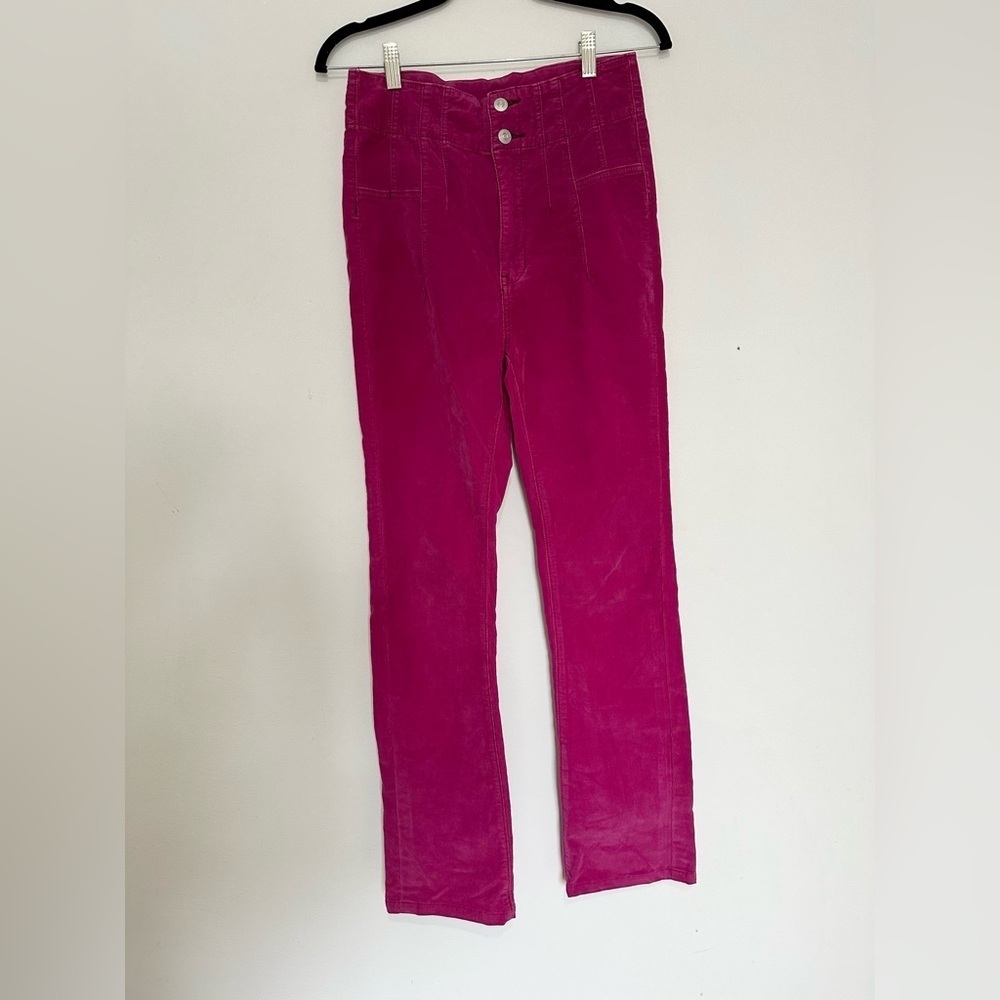 Free people we the free corduroy pink size 27 pants skinny